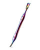 Picture of FERYES Cuticle Pusher with Fork, 2-in-1 Cuticle Trimmer Nail Care Tool, Stainless Steel Cuticle Remover Tool for Manicures and Pedicures -Rainbow