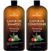 Picture of Castor Oil Shampoo and Conditioner - An Anti Hair Loss Set Thickening formula For Hair Regrowth, Anti Thinning Sulfate Free For Men & Women Anti Dandruff Treatment - 16 oz