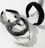 Picture of Knotted Headbands for Women: Non-Slip Fashion Hair Accessories with Cute Wide Top Knot Hoops for Hair in Black, White, and Leopard Print