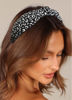 Picture of Knotted Headbands for Women: Non-Slip Fashion Hair Accessories with Cute Wide Top Knot Hoops for Hair in Black, White, and Leopard Print