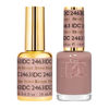 Picture of DND DC Gel Polish Set, Sheer Collection, UV/LED Gel Polish and Air Dry Nail Lacquer, Matching Chip-Free Polish Duo, 2463 Sweet Escape, 0.5 Fl Oz