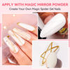 Picture of Makartt 3D Clear Spider Gel for Nail Art: Elastic Gel Nail Paint Drawing 3D Spider Gel Nail Art Polish Apply with Chrome Powder for Line, Soak Off UV LED Gel Polish Manicure DIY Nail Design Home Salon