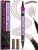 Picture of iMethod Eyebrow Pen - Eyebrow Pencil Magic 2-in-1 Eye Brow Pencils for Women with 4-Fork-Tip & Precise Brush-Tip Create Natural Hair-Like Brows, Last All Day, Microblading Eyebrow Pen, Reddish Brown