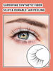Picture of Natural Lashes Short Eyelashes Wispy Natural Lashes Thin Band Strip Lashes 10MM Short Eyelashes Natural Look 3D Volume Lashes 7 Pair Fake Lashes Siligli