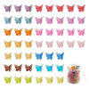 Picture of 50 Packs Assorted Color Butterfly Hair Clips, Beautiful Mini Butterfly Hair Clips Hair Accessories for Women and Girls (Bling Bling Colors)