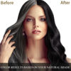 Picture of cosmpro Black Hair Dye Shampoo 3 in 1 for Women/Men for Gray Coverage Instant Hair Color Shampoo Natural Herbal Semi Permanent Champu Para Cana