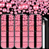 Picture of Belleboost Flat Back Pearls Kits 3 Boxes of Flatback Pink Half Round Pearls with Pickup Pencil and Tweezer for Home DIY and Professional Nail Art, Face Makeup and Craft