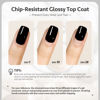Picture of GAOY Gel Top Coat for Gel Nail Polish, 16ml No Wipe Clear Finish, High Gloss Varnish for Long Lasting UV Gel Nail Art DIY