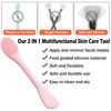 Picture of RamPula Facial Cleansing Brush, 2 in 1 Silicone Face Mask Brush & Face Scrubber, For Exfoliating, Massaging, Remove Blackheads, Makeup Skincare Removal, Applicator for Mud, Clay, Body Lotion, DIY Mask