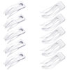 Picture of Chinco 24 Pieces Double Grip Hair Clips Metal Snap Hair Clips Women Hair Barrettes for Hair Making, Salon Supplies (White, 2 Inch)