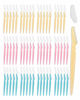 Picture of MoHern Dermaplane Razor, 60 Pcs Face Razors for Women and Men, Multipurpose Eyebrow Razor, Dermaplaning Tool for Face Multi-Color