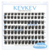 Picture of Lash Clusters 84 Pcs Cluster Lashes Eyelash Clusters DIY Cluster Eyelash Extensions Individual Lashes Thin Band & Soft(Morning,D-8-16mix)