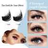 Picture of Lash Clusters 84 Pcs Cluster Lashes Eyelash Clusters DIY Cluster Eyelash Extensions Individual Lashes Thin Band & Soft(Morning,D-8-16mix)