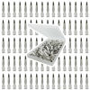 Picture of HiJeaton 90pcs Metal Duck Billed Hair Clips for Women Styling Sectioning, Silver Hair Pins for Long Hair, Alligator Curl Loc Clips for Thick Hair Roller, Salon, Bows DIY