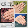Picture of modelones Cat Eye Gel Nail Polish, 15 ML Black Color Holographic 9D Cat Eye Glitter Black Gel Polish Black Nail Polish with Magnet Soak Off Led Mani Nail Art Gel DIY Salon Gift