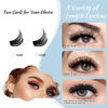 Picture of Lash Clusters 84 Pcs Cluster Lashes Individual Lashes DIY Lash Extension Lashes That Look Like Extensions Wispy Lashes Eyelash Clusters Thin Band & Soft (Cirrus 3D-Fluffy,C-8-16mix)