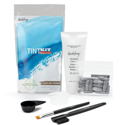 Picture of Godefroy Hair Color Tint Kit, Light Ash Brown, 20 Applications