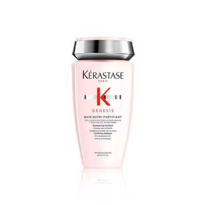 Picture of KERASTASE Genesis Nutri-Fortifiant Shampoo | Anti-Breakage & Strengthening For Weak or Damaged Hair | Nourishes & Hydrates Hair | For All Hair Types | 8.5 Fl Oz