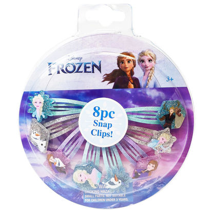 Picture of Disney Frozen Kids Hair Clips for Girls Snap Clips 8 Pack Multi Color Ages 3+