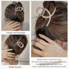 Picture of Big Hair Claw Clips Medium Size Butterfly Hair Clips for Women 3.15" Strong Hold Non-slip Jaw Clips Hair Accessories for Long Thick Thin Hair 6 Pcs