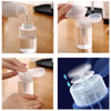 Picture of Ponjowl Gel Nail Polish Remover Kit with 10pcs White Nail Polish Remover Clips Cap, Acetone Nail Dispenser Bottle, Polish Cuticle Pusher, 400 PCS Cotton Pads, Handle Brushes, Nail File, Buffer Block.