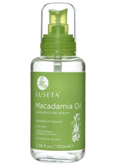 Picture of Luseta Macadamia Oil Hair Moisture Serum Nourishing & Revitalizing for Normal and Dry Hair 3.38oz