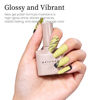 Picture of MAYCHAO 15ML Green Gel Nail Polish 1Pc Kiwi Green Gel Polish Soak Off UV LED Nail Polish Nail Art Starter Manicure Salon DIY at Home, 0.5 OZ