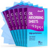 Picture of Premium Oil Absorbing Sheets for Face - 6 pack (300 sheets) - Makeup Friendly Oil Blotting Sheets for Face - Blotting Papers for Face with Oily Skin