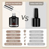 Picture of modelones 9 in One Nail Glue Base Coat Nail Polish Set Brush On Gel Nail Glue 15 ml for Rhinestone, False Nails, Base Gel, Blooming Nail Art Gel Nail Kit for Acrylic Nails U V Lamp Needed