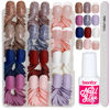 Picture of Teenitor Matte Press on Nails, 288pcs Acrylic False Nails, Short Round & Square French Design, Full Cover, 10 Sizes, DIY Starter Kit