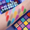 Picture of UCANBE Colorful Eyeshadow Palette, 15 Colors Vibrant Bright Shimmer Matte Metallic Neon Eye Makeup Pallet, Rainbow Green Pink Purple Orange Blue High Pigmented Sombras De Ojos Gift Kit