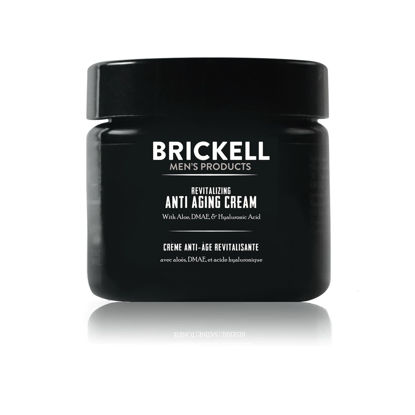 Picture of Brickell Men's Revitalizing Anti-Aging Cream For Men, Natural and Organic Anti Wrinkle Night Face Cream To Reduce Fine Lines and Wrinkles, 2 Ounce, Unscented