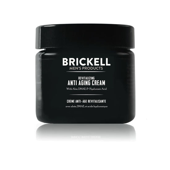 Picture of Brickell Men's Revitalizing Anti-Aging Cream For Men, Natural and Organic Anti Wrinkle Night Face Cream To Reduce Fine Lines and Wrinkles, 2 Ounce, Unscented
