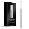 Picture of MelodySusie Cuticle Clean Nail Drill Bit 3/32'', Professional Safety Carbide Under Nail Cleaner Nail Bit for Cuticle Dead Skin Nail Prepare, Two Way Rotate, Manicure Nail Salon Supply(Silver, Fine)