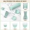 Picture of Waterproof Bikini Trimmer Women Electric Razor for Pubic Hair Women's Foil Shaver Rechargeable Shaver Removal with Snap-in Ceramic Blades IP7X Washable Head,Wet and Dry Use,Green