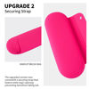 Picture of AGIKET Silicone Makeup Brush Holder Travel Cosmetic Bag：Soft Portable Cosmetic Face Brushes Holder with Upgrade Anti-Fall Out Magnetic Closure, Large Travel Makeup Brush Case - Babbie Pink