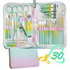 Picture of Manicure Set 30 in 1 Nail Clippers Set,Nail Manicure Kit for Women,RedFlow Toenail Clippers,Pedicure Kit,Pedicure Tools,Suitable for Travel Manicure Tools,Toe Nail Kit,Nail Care Kit(Yellow Green)
