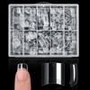 Picture of Buqikma 500PCS Short Nail Tips for Acrylic Nails - Clear False Short Artificial Tips for Manicure with Box（Pink Box with Tips）