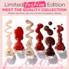 Picture of modelones Nail Polish 6 Colors Red Nude Gold Glitter Nail Polish Quick Dry Burgundy Sparkle Mini Nail Polish Set Spring Valentines Day Manicure DIY Nail Art Salon Home Gift For Women Girl