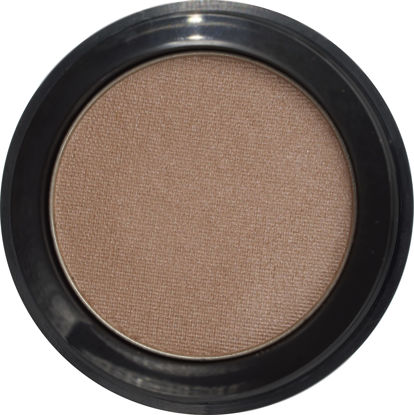 Picture of Pure Ziva Brown Silver Shimmering Metallic Chocolate Brown Dark Bronze Pressed Powder Single Vegan Eyeshadow; Talc, Paraben & Cruelty Free