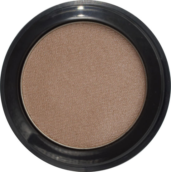 Picture of Pure Ziva Brown Silver Shimmering Metallic Chocolate Brown Dark Bronze Pressed Powder Single Vegan Eyeshadow; Talc, Paraben & Cruelty Free