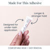 Picture of FlutterHabit Made for This Adhesive Clear Lash Glue for Eyelash Extensions - Your Ultimate All-Day Hold Lash Cluster Glue for Effortless, Stunning, and Long-Lasting Eyelashes - All-in-one Lash Glue