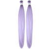 Picture of Leticia Light Purple Braiding Hair Pre Stretched Kanekalon Prestretched Braiding Hair Extensions