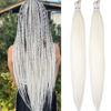 Picture of Leticia Cream White Braiding Hair Pre Stretched Kanekalon Prestretched Braiding Hair
