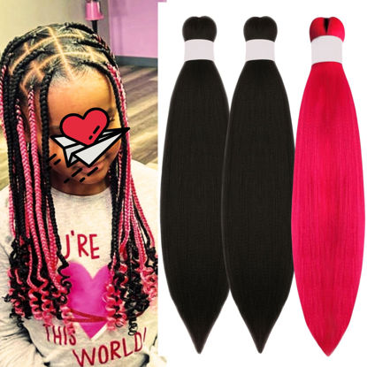 Picture of Kids Braiding Hair Pre stretched Kanekalon Braiding Hair for Box Braids