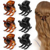 Picture of 6 Pieces Hair Claw Clips, Morhom 1.3 Inch Jaw Clips for Thick or Medium Hair