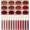 Picture of QiBest 12Pcs Matte Liquid Lipstick Set for Girls & Women, 24 Hours Long Lasting Waterproof Nude & Dark Red Lip Gloss Makeup Gift Kits, Velvet Non-Stick Cup Mate Duracion 24 Horas Originales Lip Stains