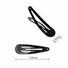 Picture of 120-Pack Black Hair Clips - Durable Hair Snap Clips, Non-Slip Hairpins for Women & Girls - Perfect for Everyday Styling, Updos, Braids, and Bun Hairstyles