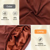 Picture of Silk Satin Lined Bonnet Sleep Cap - Adjustable Stay on All Night Hair Wrap Cover Slouchy Beanie for Curly Hair Protection for Women and Men - Solid Caramel