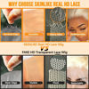 Picture of BEEOS Skinlike Real HD Lace Closure Only, 613 Blonde 6x6 Ultimate Virgin Human Hair Invisible HD Lace Closure Pre Plucked Natural Hairline Silky Straight 14 Inch